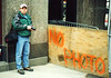 Bob Kelly > Ground Zero, March 2002. I took a trip to Ground Zero with my brother and nephew Tom III & Tom IV. It was a very long and emotional day, but we were glad that we went.
